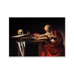 Der Heilige Hieronymus schreibt | Caravaggio | 1605