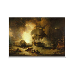 The Destruction of 'L'Orient' at the Battle of the Nile | George Arnald | 1825