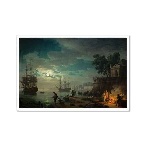 Seehafen im Mondschein | Claude Joseph Vernet | 1771