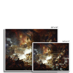 Die Zerstörung der „L’Orient“ in der Schlacht am Nil | Mather Brown | 1825