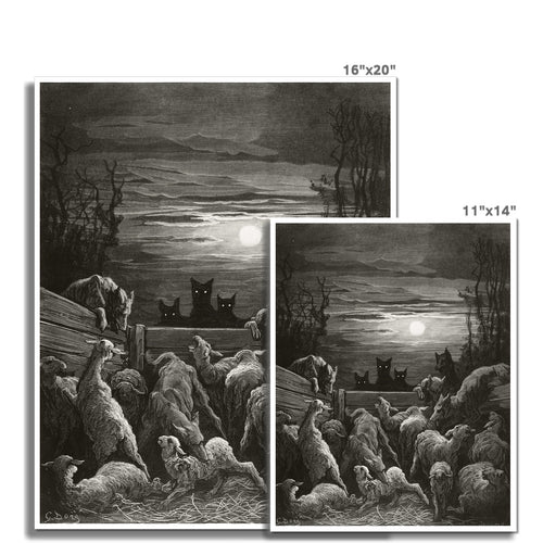 The Wolves and The Sheep | Gustave Doré | 1867