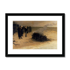 Les funérailles de Shelley | Louis Édouard Fournier | 1889