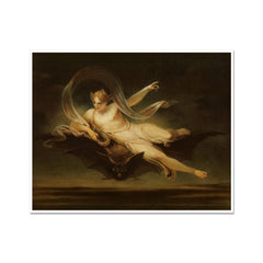 Arielle auf dem Rücken einer Fledermaus | Henry Singleton | 1819