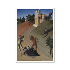 Der heilige Antonius wird von Dämonen gequält | Sano di Pietro | 1440