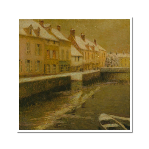 Kanal in Brügge, Winter | Henri Le Sidaner | 1899