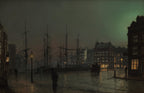 Schiffsszene bei Nacht | John Atkinson Grimshaw | 1882
