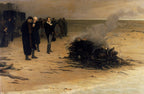 Shelleys Beerdigung | Louis Edouard Fournier | 1889