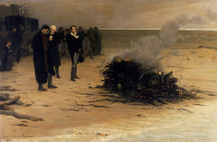 Shelleys Beerdigung | Louis Edouard Fournier | 1889