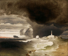 Leuchtturm an der norwegischen Küste | Peder Balke | 1855
