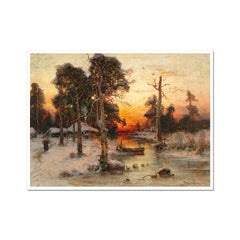 Heimkehr bei Sonnenuntergang | Julius von Klever | 1902