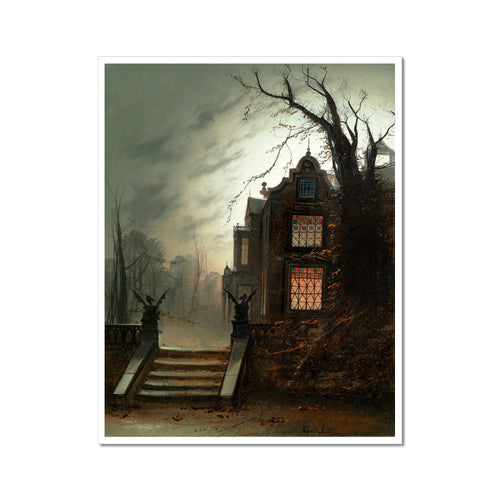 Landhaus im Mondschein | Wilfred Bosworth Jenkins | 19. Jahrhundert