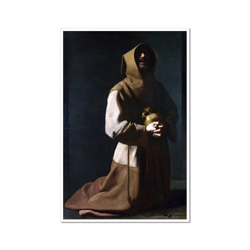 Der heilige Franziskus in Meditation | Francisco de Zurbarán | 1639