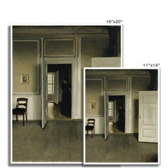 Interieur aus dem Haus des Künstlers | Vilhelm Hammershøi | 19. Jahrhundert