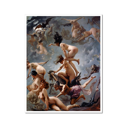 Hexen auf dem Weg zum Sabbat | Luis Ricardo Falero | 1878