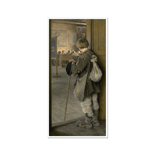 An der Schultür | Nikolai Bogdanow-Belski | 1897