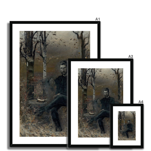 Zsigmond Justh im Park | Ladislav Mednyánszky | 1889