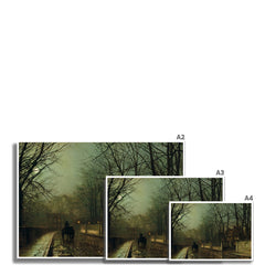 A Wet Moon, Putney Road | John Atkinson Grimshaw | 1886