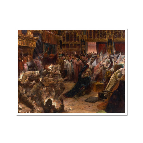 Ball der brennenden Männer | Georges Rochegrosse | 19. Jahrhundert