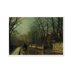 A Wet Moon, Putney Road | John Atkinson Grimshaw | 1886