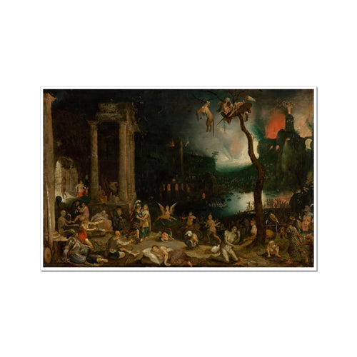 Aneas und die Cumäische Sibylle in der Unterwelt | Jan Brueghel der Ältere | 1604
