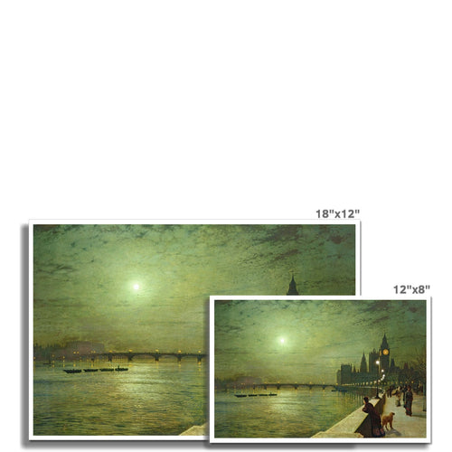 Betrachtungen auf der Themse | John Atkinson Grimshaw | 1880