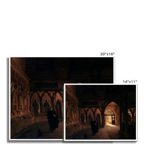 Sculpture Room at the Musée des Monuments Français | Charles Marie Bouton | 1810