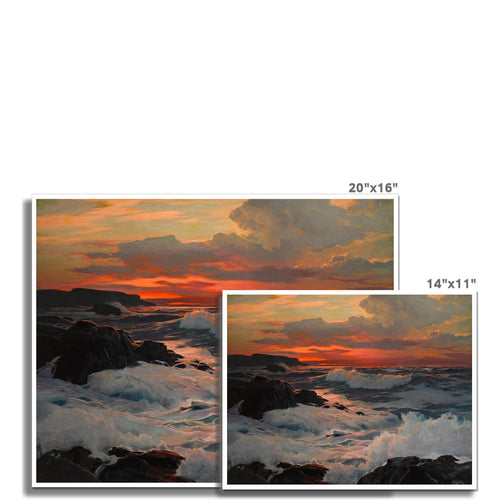 The Setting Sun | Frederick Judd Waugh | 19th Century