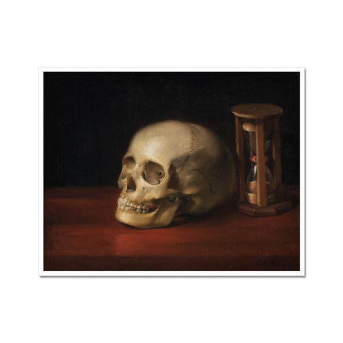 Totenkopf und Sanduhr | Christian Albrecht Jensen | 1814