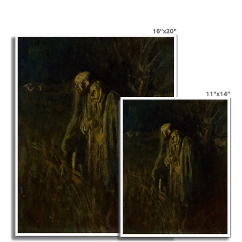 Älteres Paar bei Nacht | László Mednyánszky | 1895