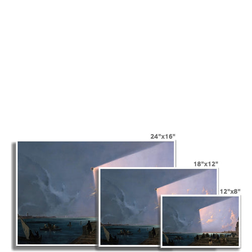 Die Sonnenfinsternis in Venedig | Ippolito Caffi | 19. Jahrhundert