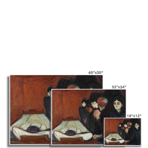 At The Deathbed | Edvard Munch | 1895