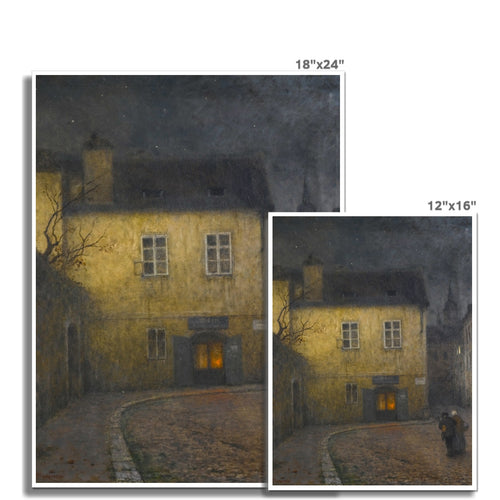 A Street Corner in Prague | Jakub Schikaneder | 1924