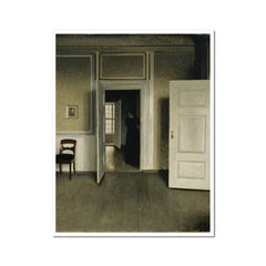 Interieur aus dem Haus des Künstlers | Vilhelm Hammershøi | 19. Jahrhundert