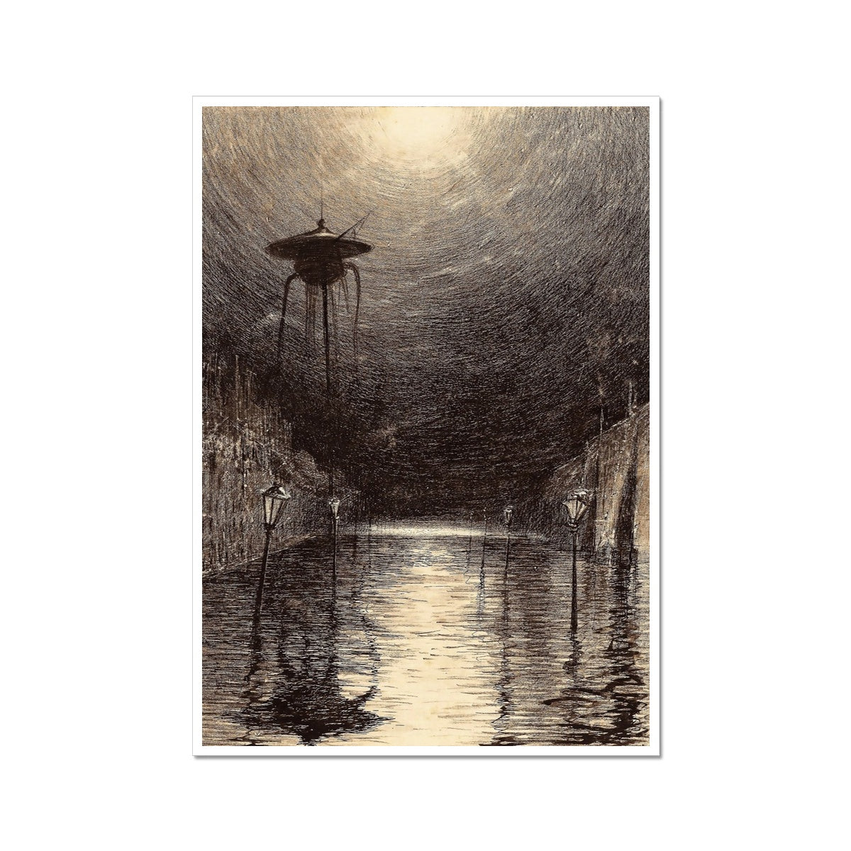 Martian Machine Over the Thames by Henrique Alvim Corrêa | Buy