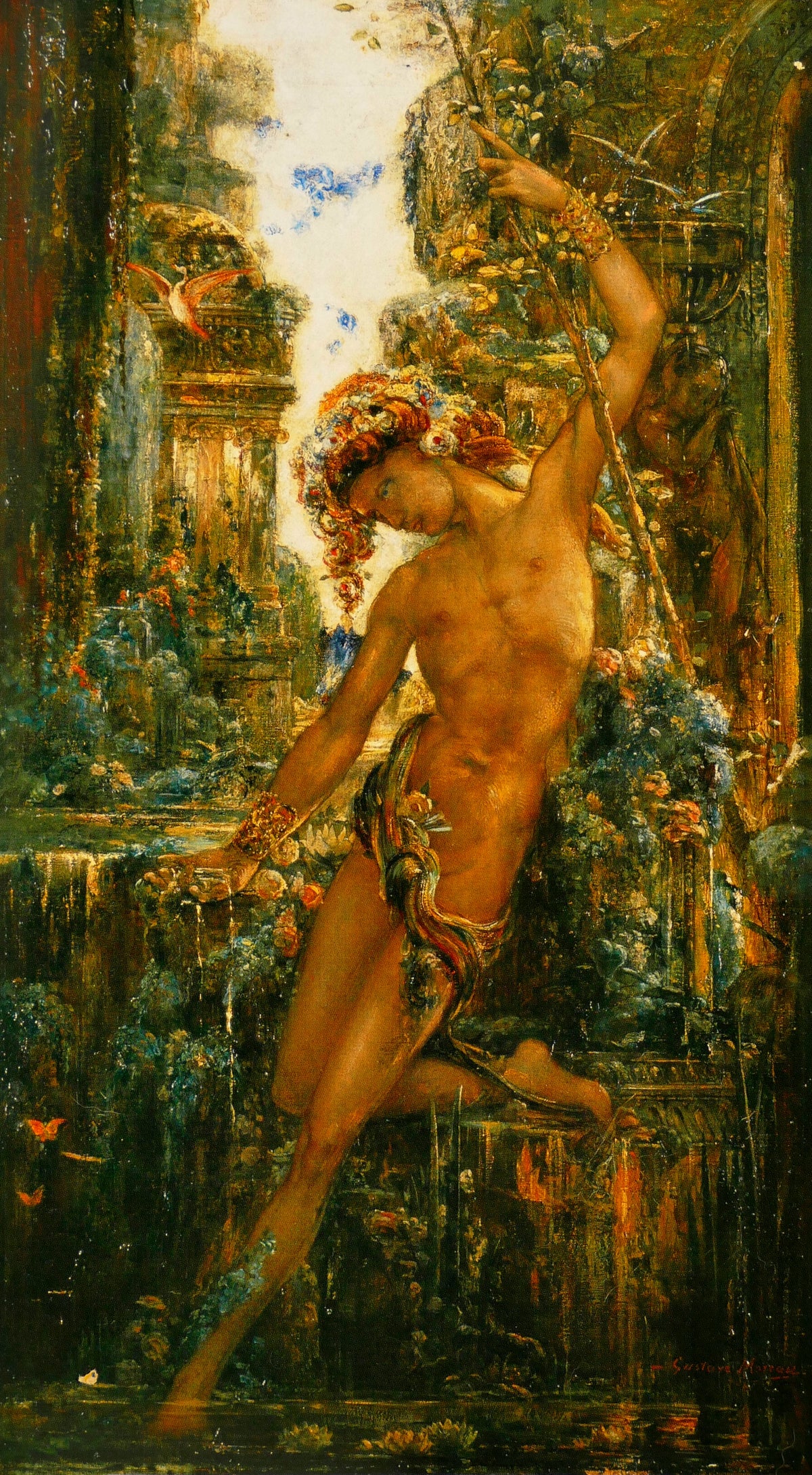 Narcissus | Gustave Moreau | 1890