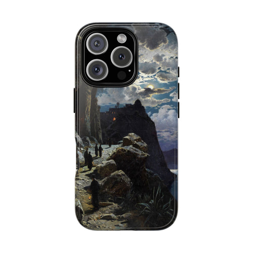 Monks Walk to the Mountain Monastery of Athos | Hermann Corrodi | 1905