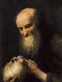 Democritus with a Skull | 17th Century