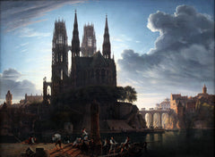 Gothic Cathedral by the Water | Karl Friedrich Schinkel | 1813