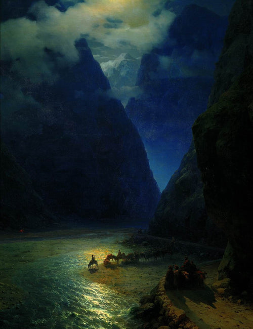 Darial Gorge | Ivan Aivazovsky | 1862