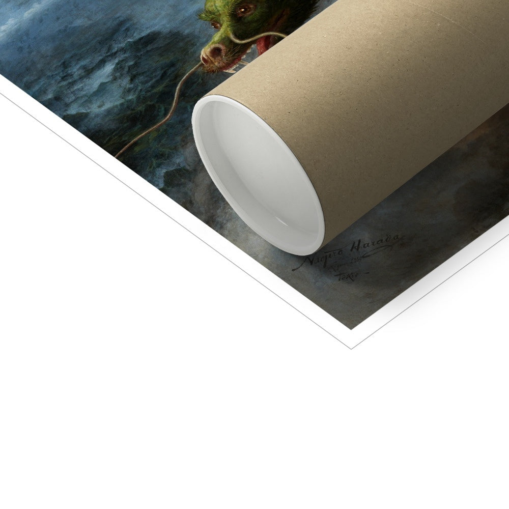 Guanyin Riding the Dragon by Harada Naojirō | Buy Fine Art Prints