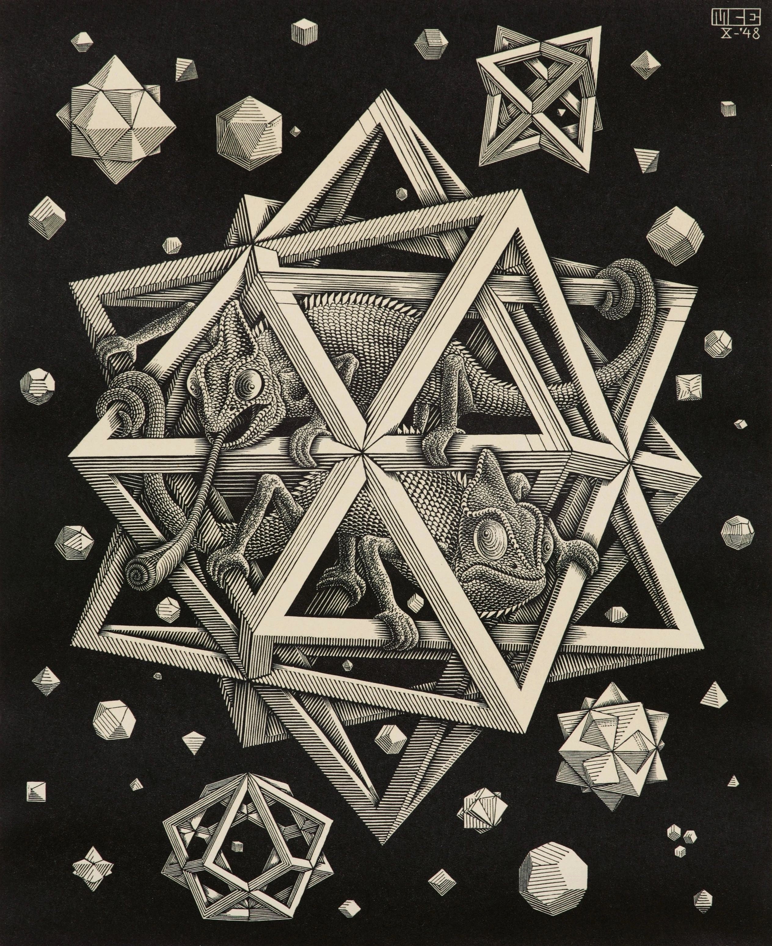 Stars by M. C. Escher | Buy Fine Art Prints Online – Dark Gloomy Art