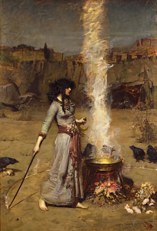 The Magic Circle | John William Waterhouse | 1886