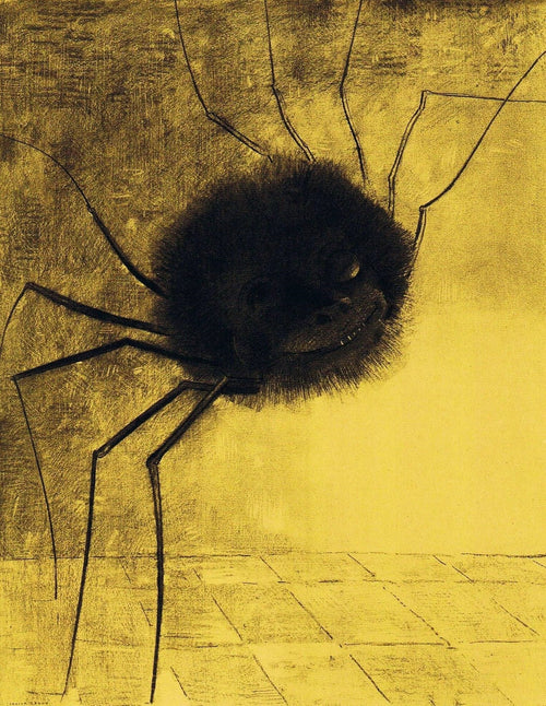 The Smiling Spider | Odilon Redon | 1887