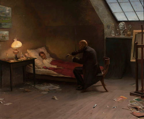 The Artist’s Death | Zygmunt Andrychewicz | 1901