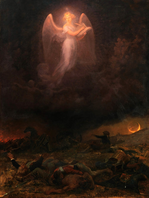 Angel on the Battlefield | Emanuel Gottleib Leutze | 19th Century
