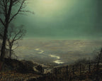 Moonlight Wharfedale | John Atkinson Grimshaw | 1870