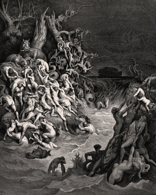 Flood Destroying the World | Gustave Doré | 1866