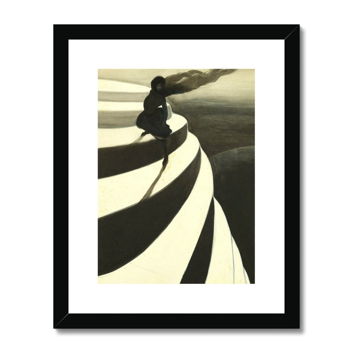 Vertigo by Léon Spilliaert | Buy Framed Prints Online – Dark