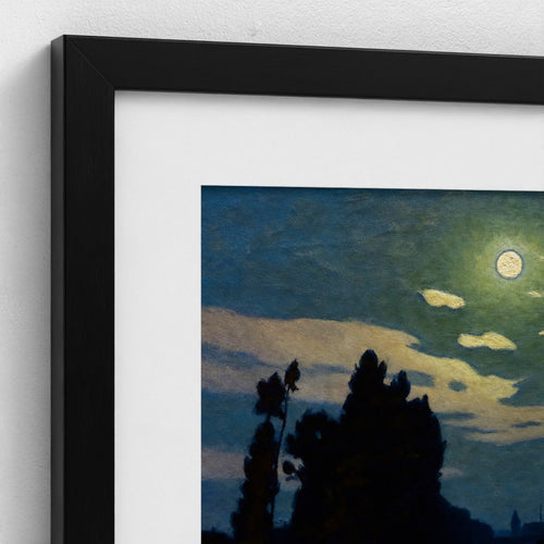 Moonrise over a Canal | Charles Guilloux | 1890