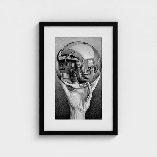 Hand with Reflecting Sphere | M. C. Escher | 1935